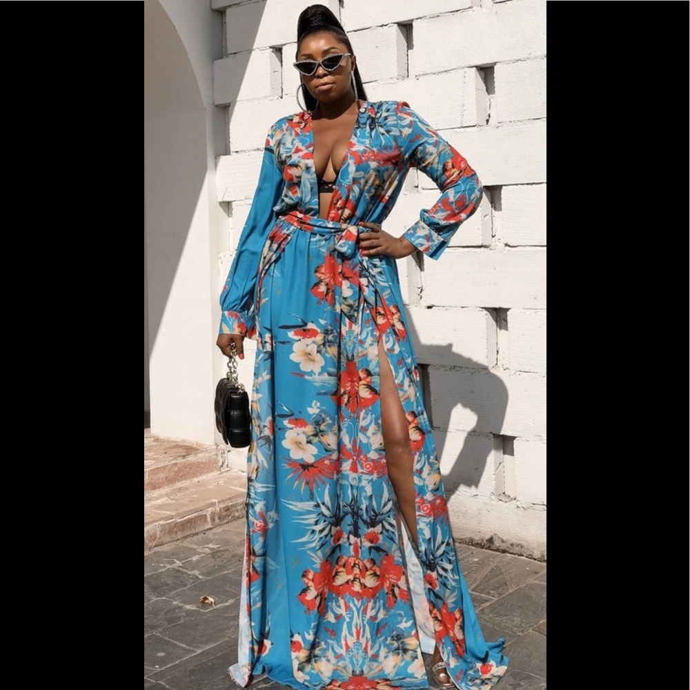 SHEIN maxi dress with 2 splits